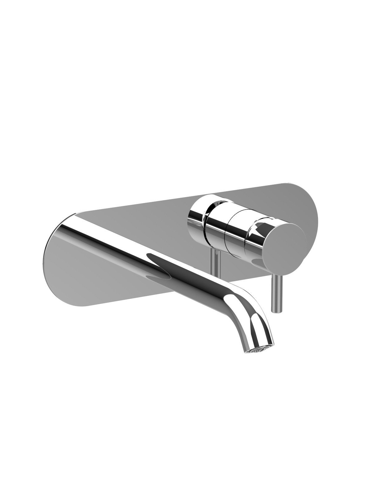 Sòlo parte exterior monomando lavabo empotrado sin descargo