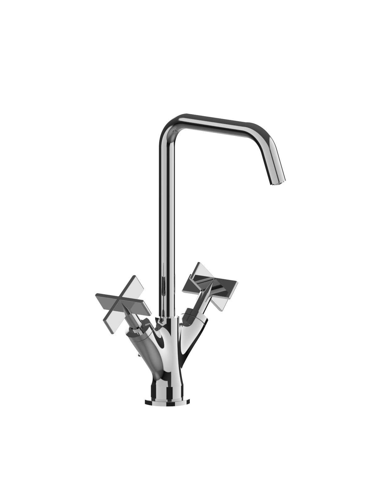 Monobloc lavabo con caño giratorio, descargo 1p1/4