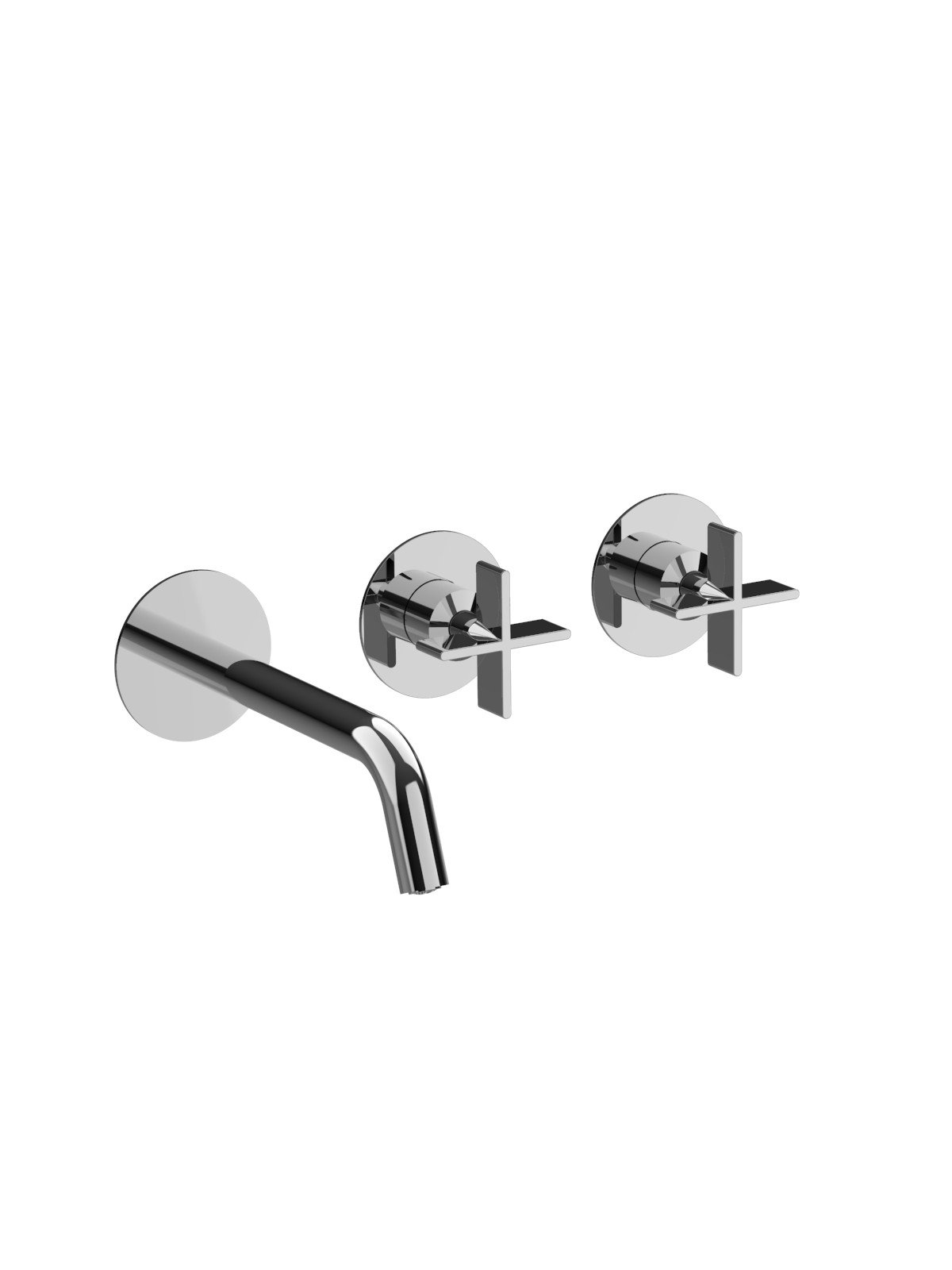 Solo parte exterior monomando 2 vias empotrado con inversor con