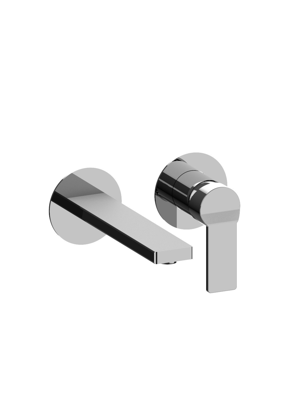 Parte visible grifería lavabo mural sin desagüe pico 150 mm