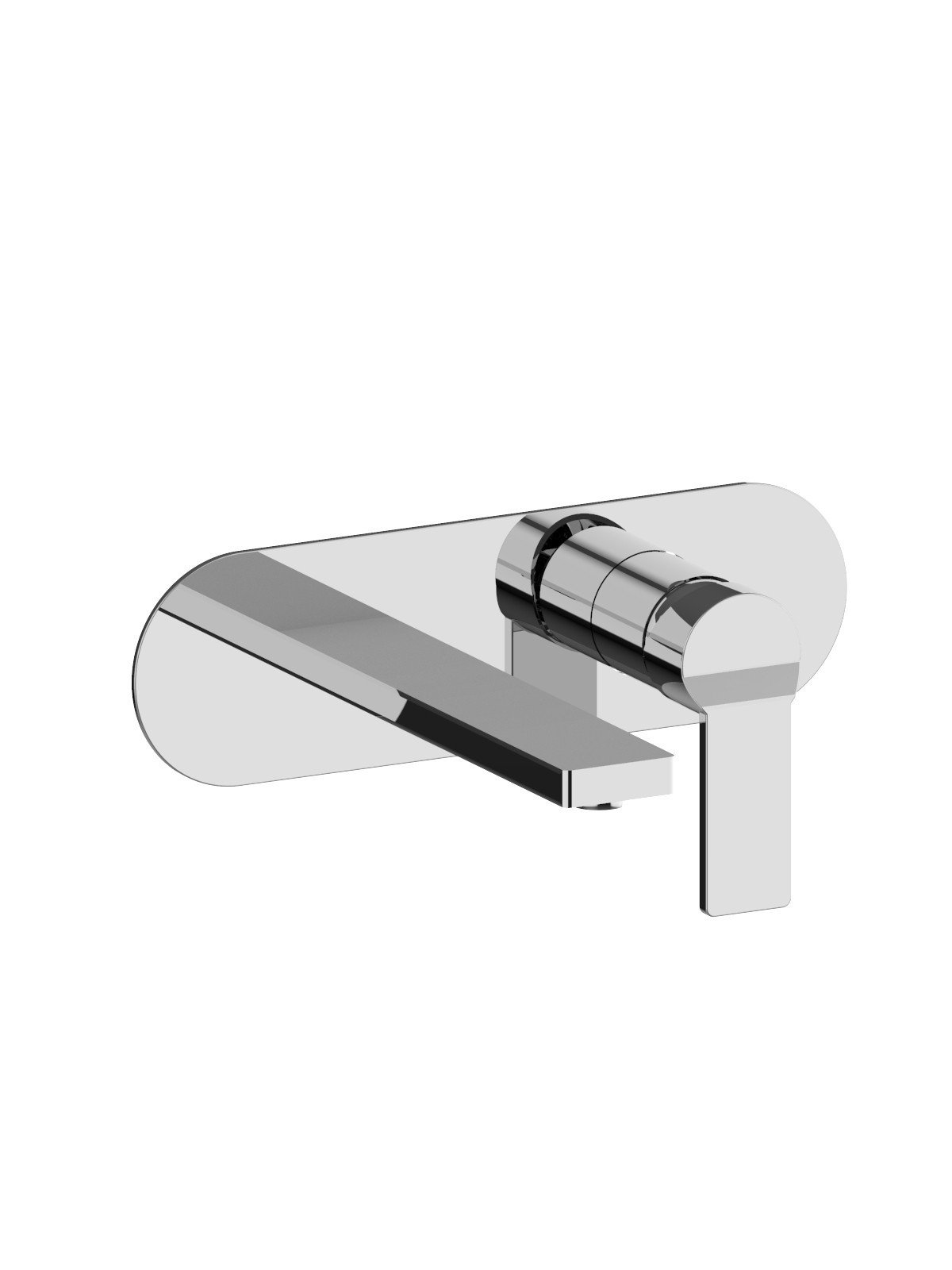 Sòlo parte exterior monomando lavabo empotrado sin descargo
