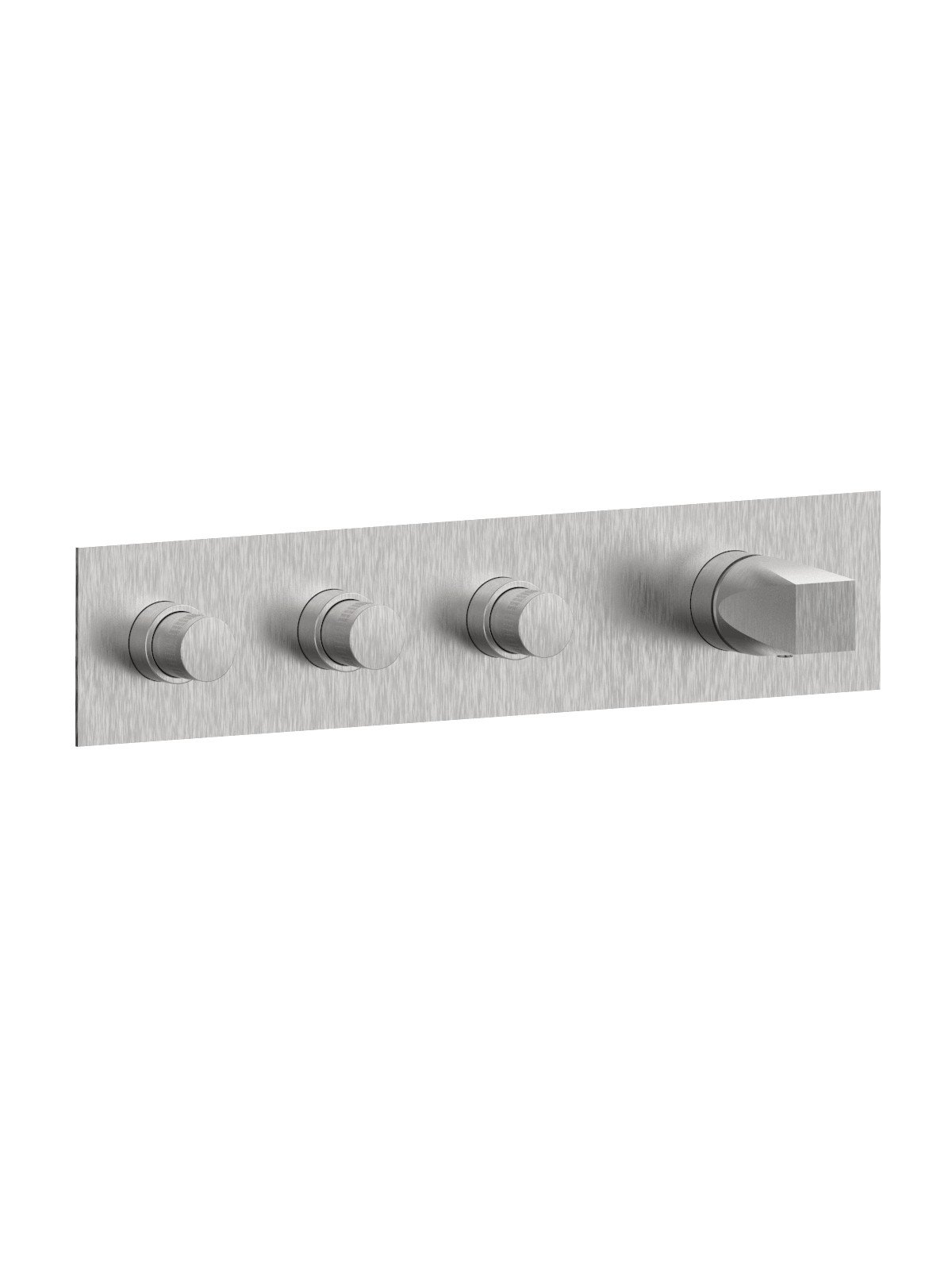 Solo parte exterior para box empotrado mecánico 3 vías botón pul
