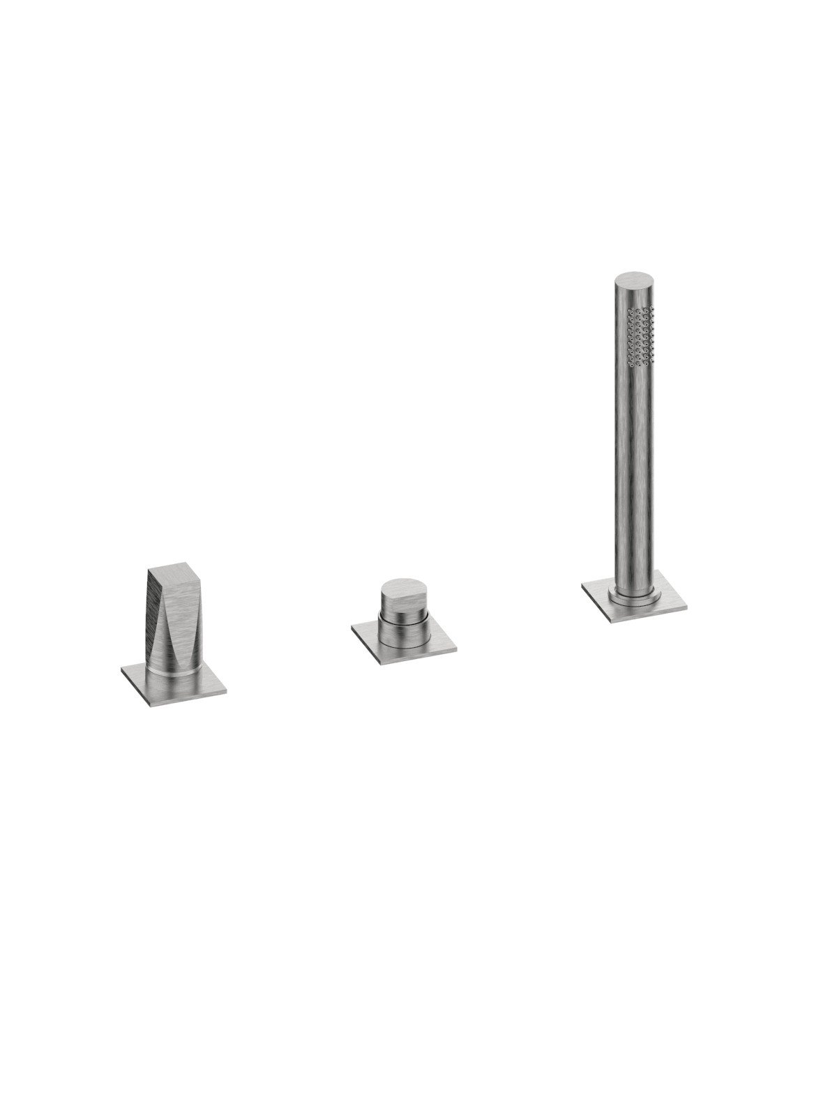 Monomando baño de repisa con inversor, teleducha