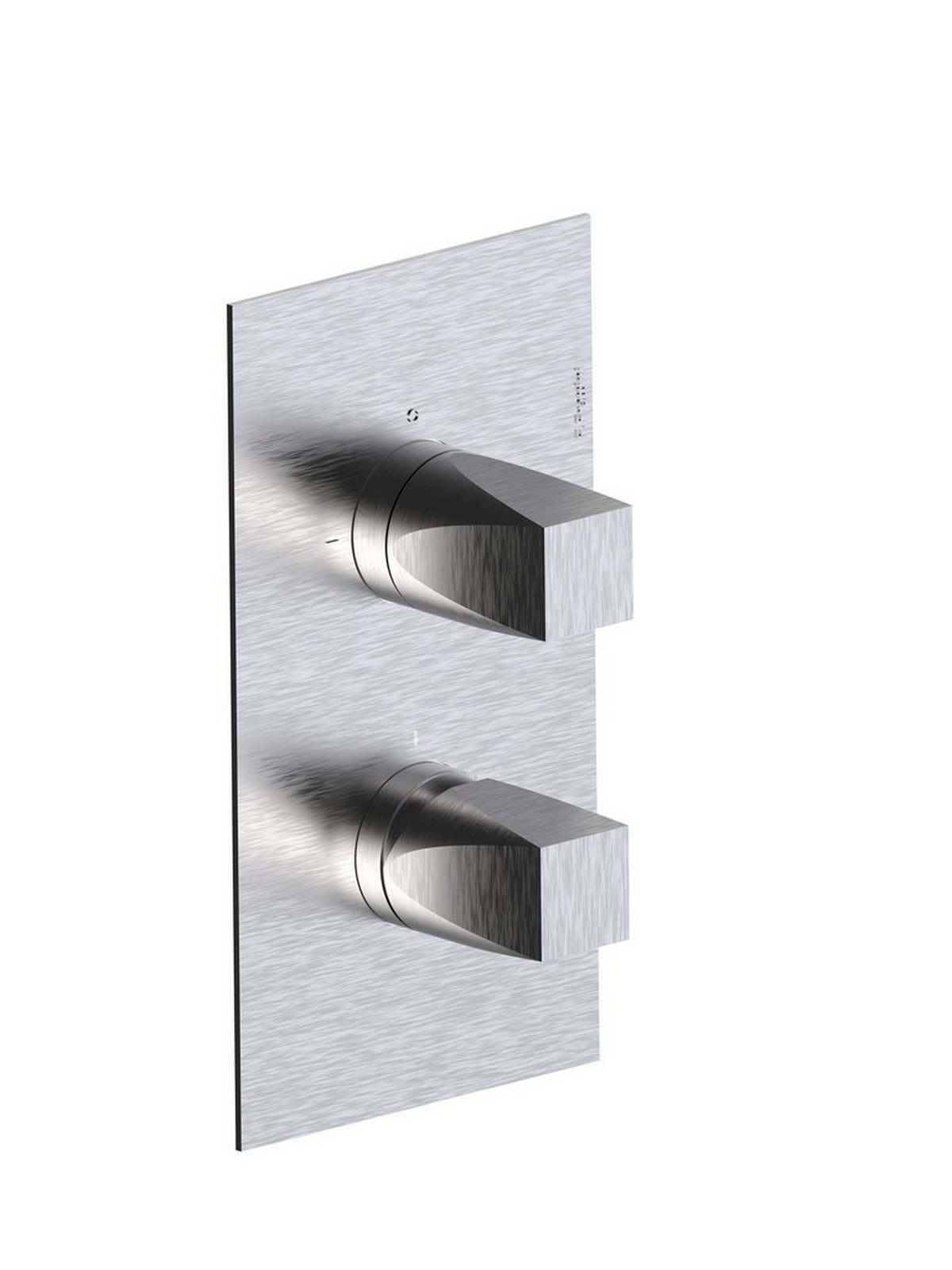 Solo parte exterior monomando 3 vias empotrado con inversor con