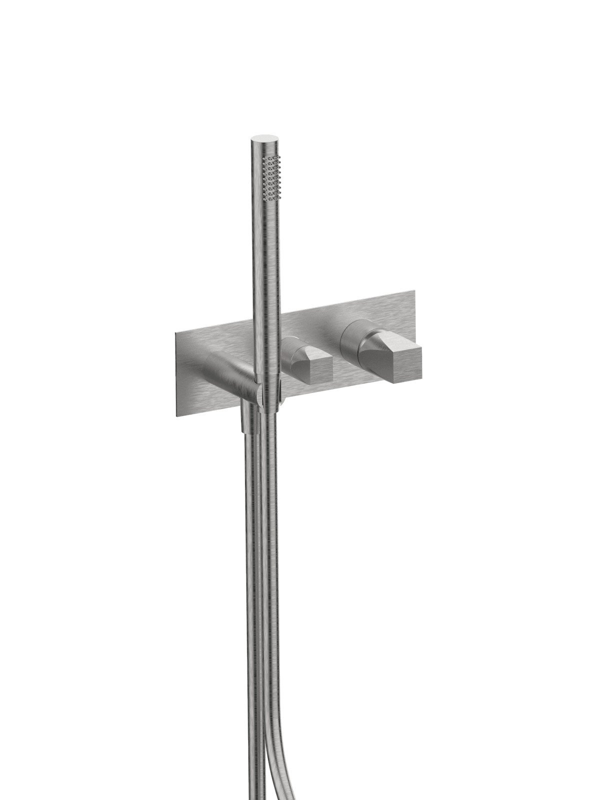 Solo parte exterior monomando 3 vias empotrado con inversor con