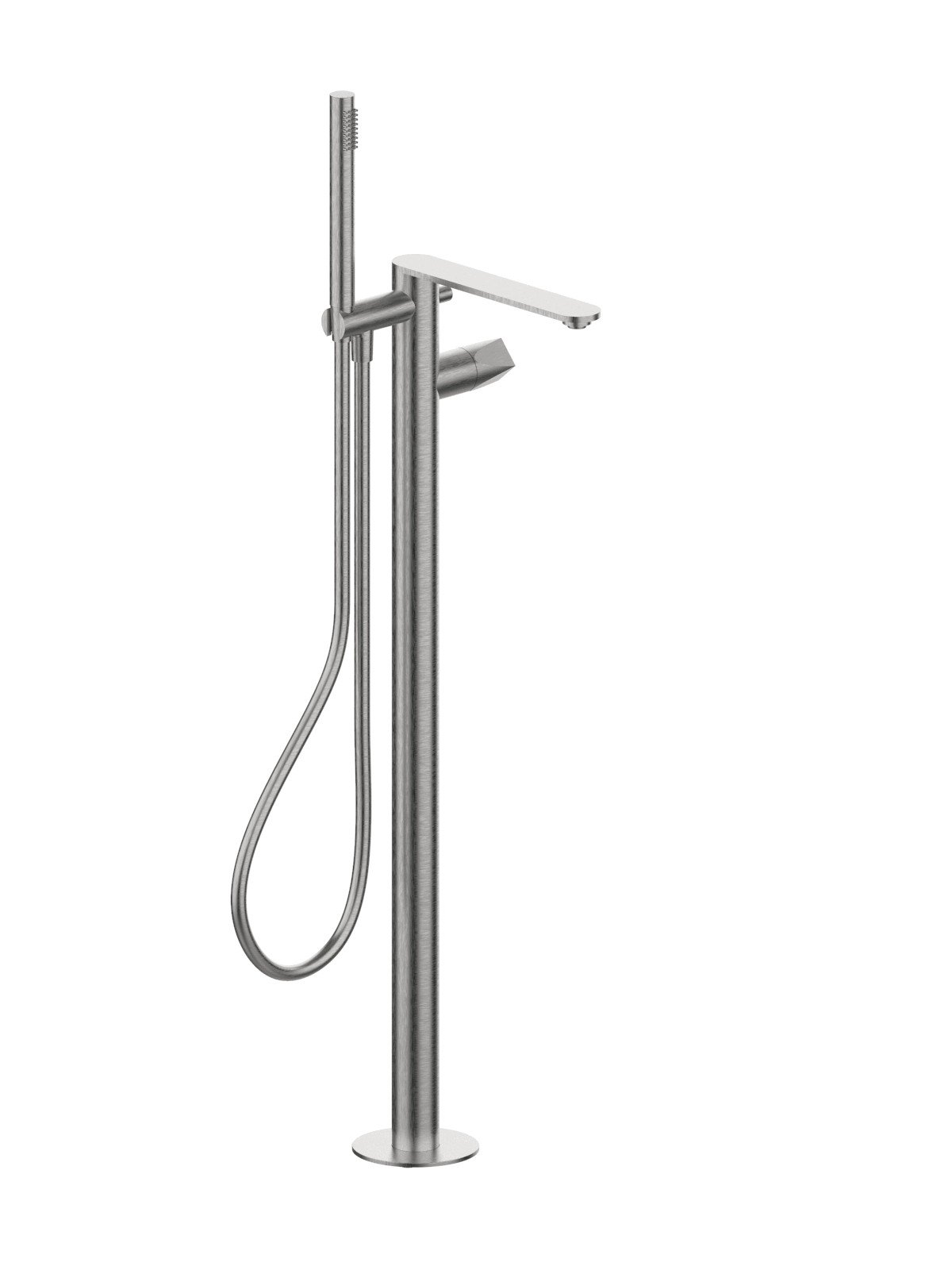 Sòlo parte exterior monomando baño de suelo con teleducha