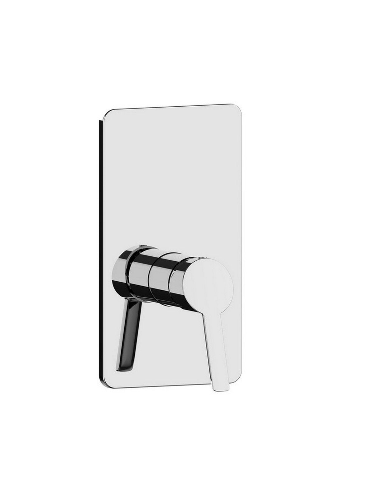 Solo parte exterior monomando 2 vias empotrado con inversor con