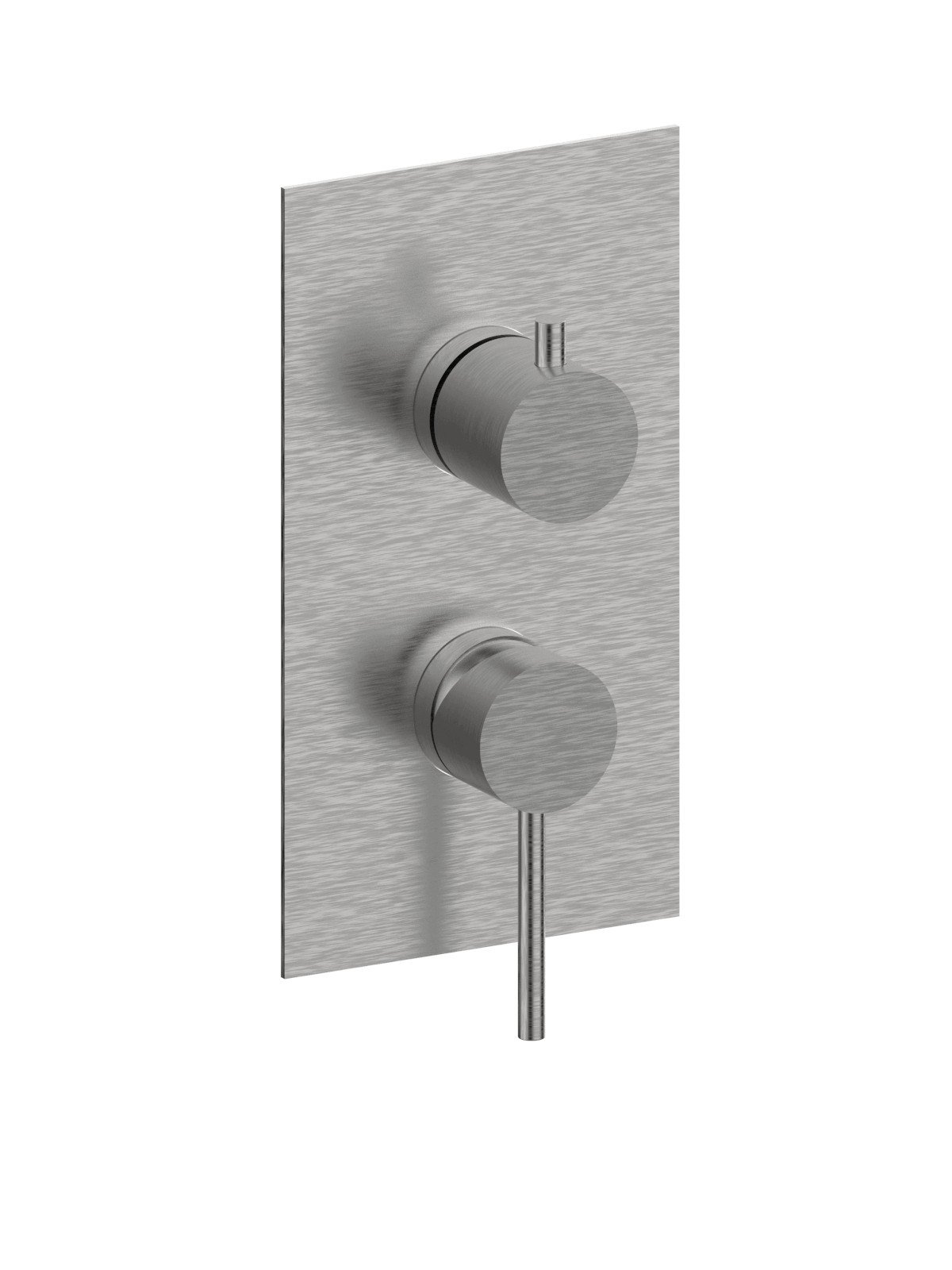 Solo parte exterior monomando 3 vias empotrado