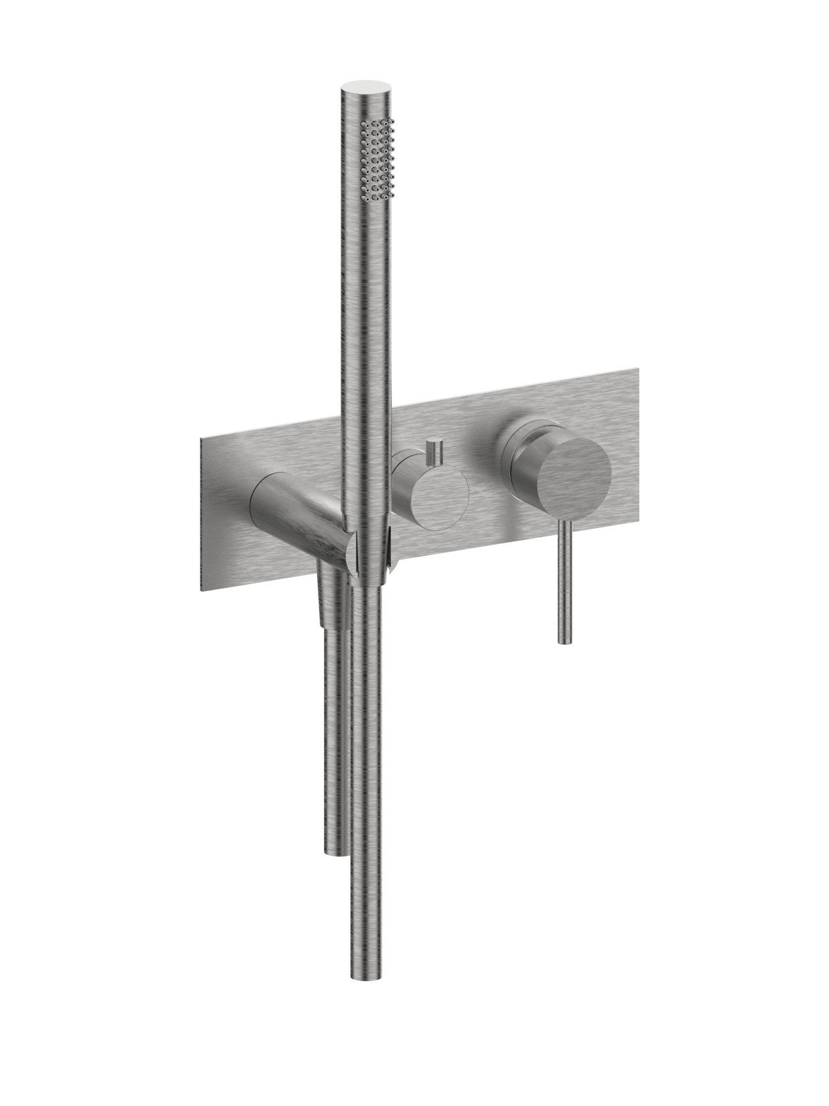 Solo parte exterior monomando 2 vias empotrado con inversor con