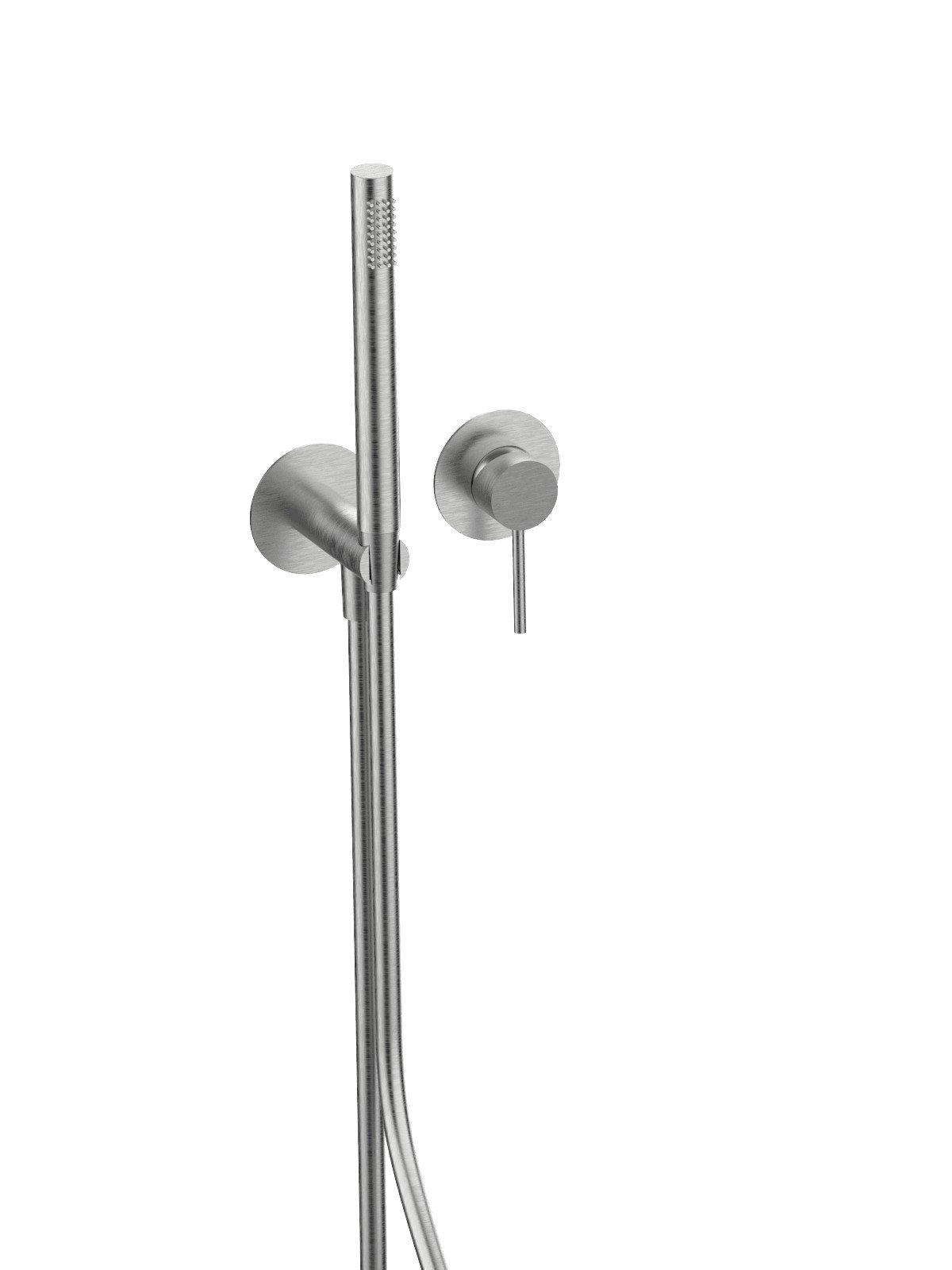 Solo parte exterior monomando empotrado con teleducha