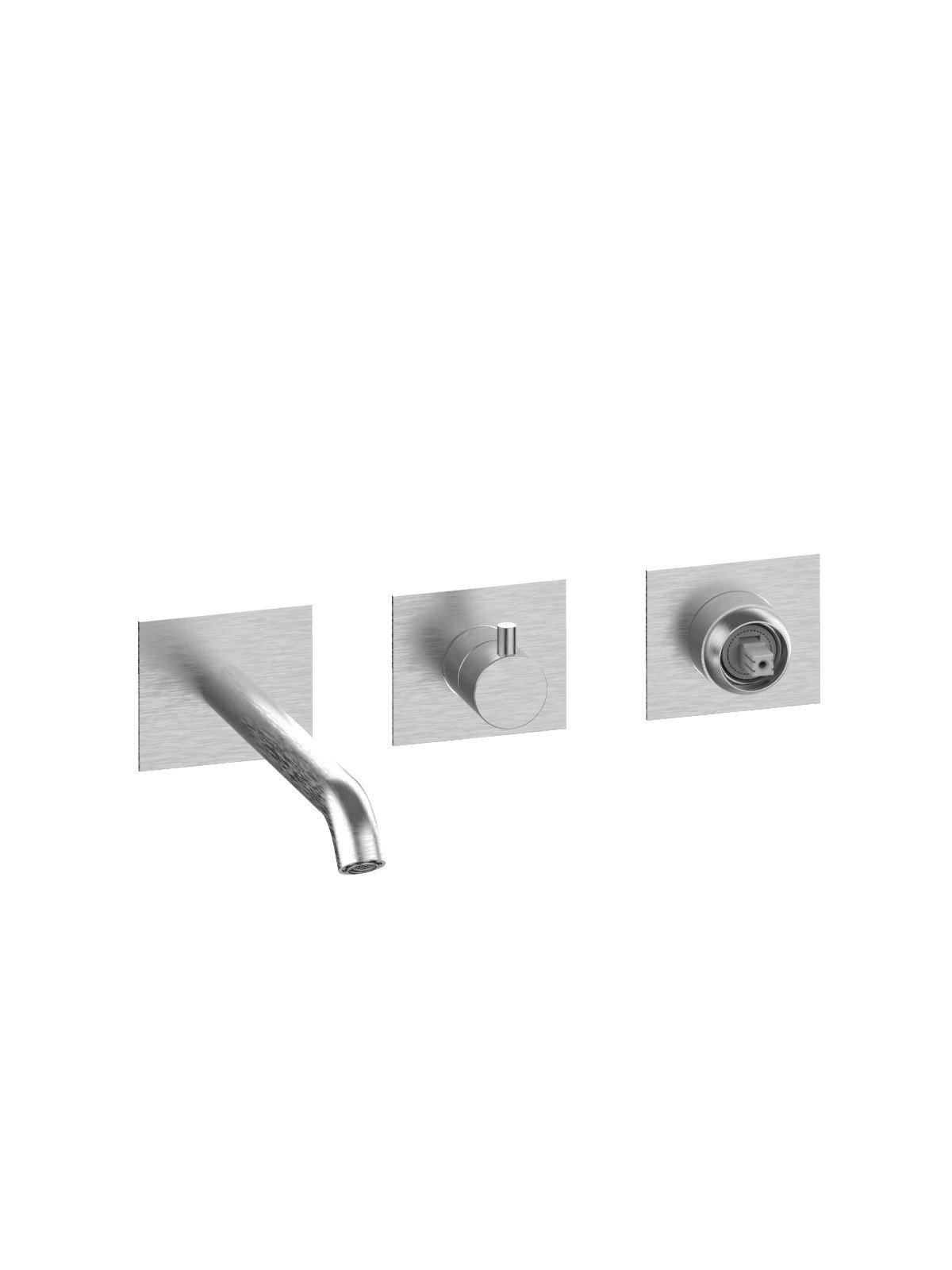 Solo parte exterior monomando empotrado baño con inversor 2 vias
