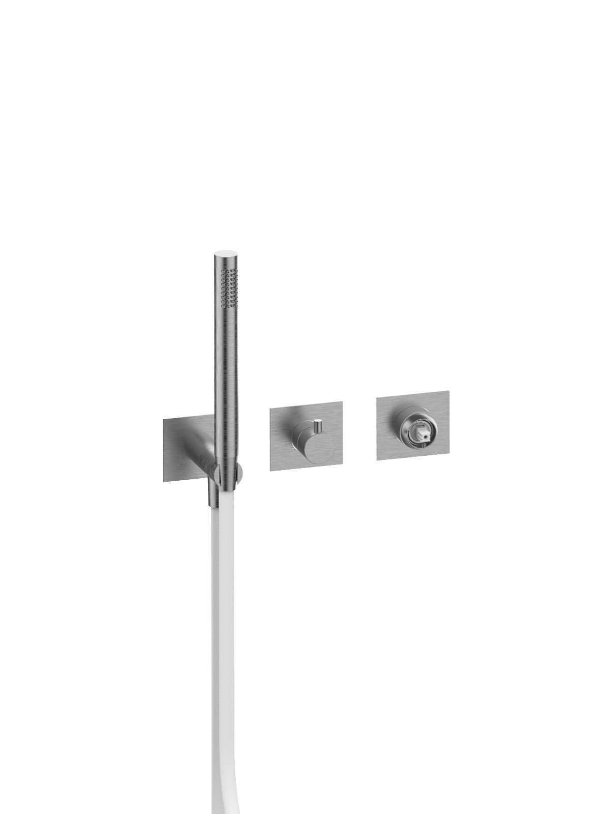 Solo parte exterior monomando empotrado baño con inversor 3 vias