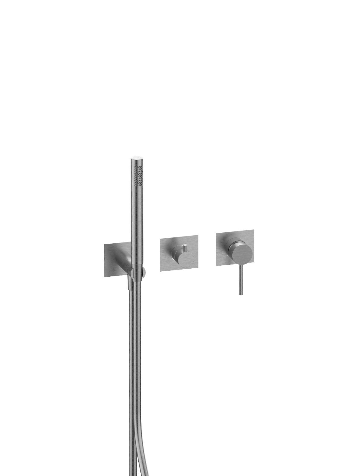 Solo parte exterior monomando empotrado baño con inversor 2 vias