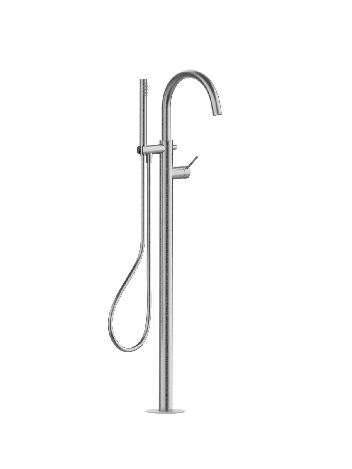 Sòlo parte exterior monomando baño de suelo con teleducha