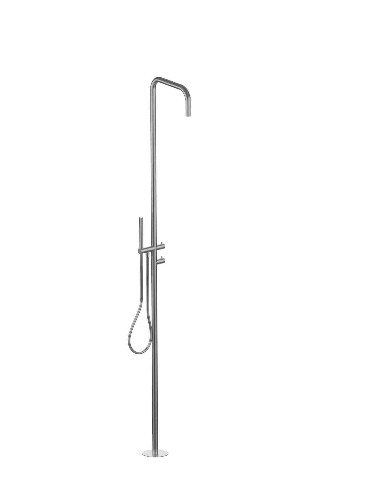 Columna de ducha junto piscina con mezclador 2 vias