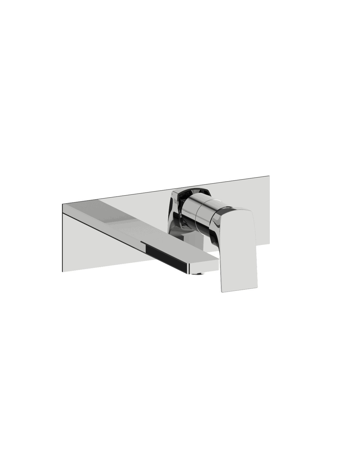 Sòlo parte exterior monomando lavabo empotrado sin descargo