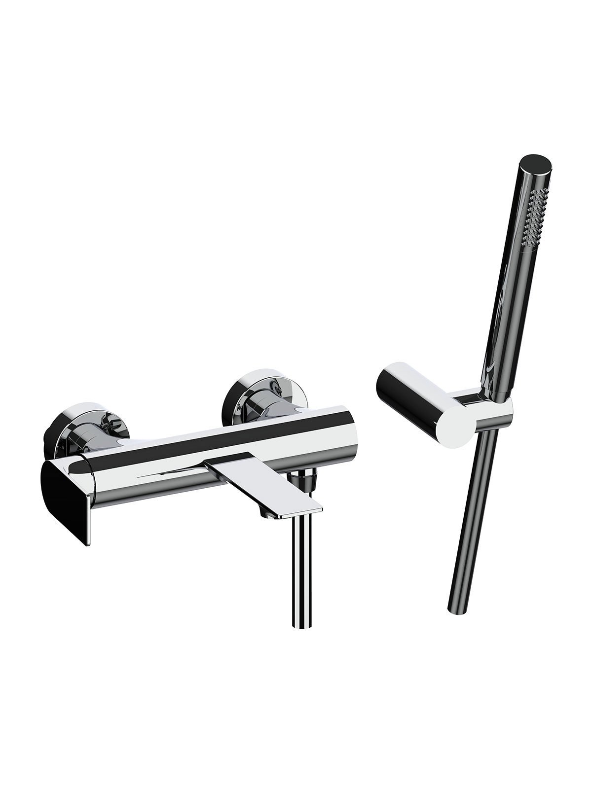 Monomando exterior baño con teleducha duplex