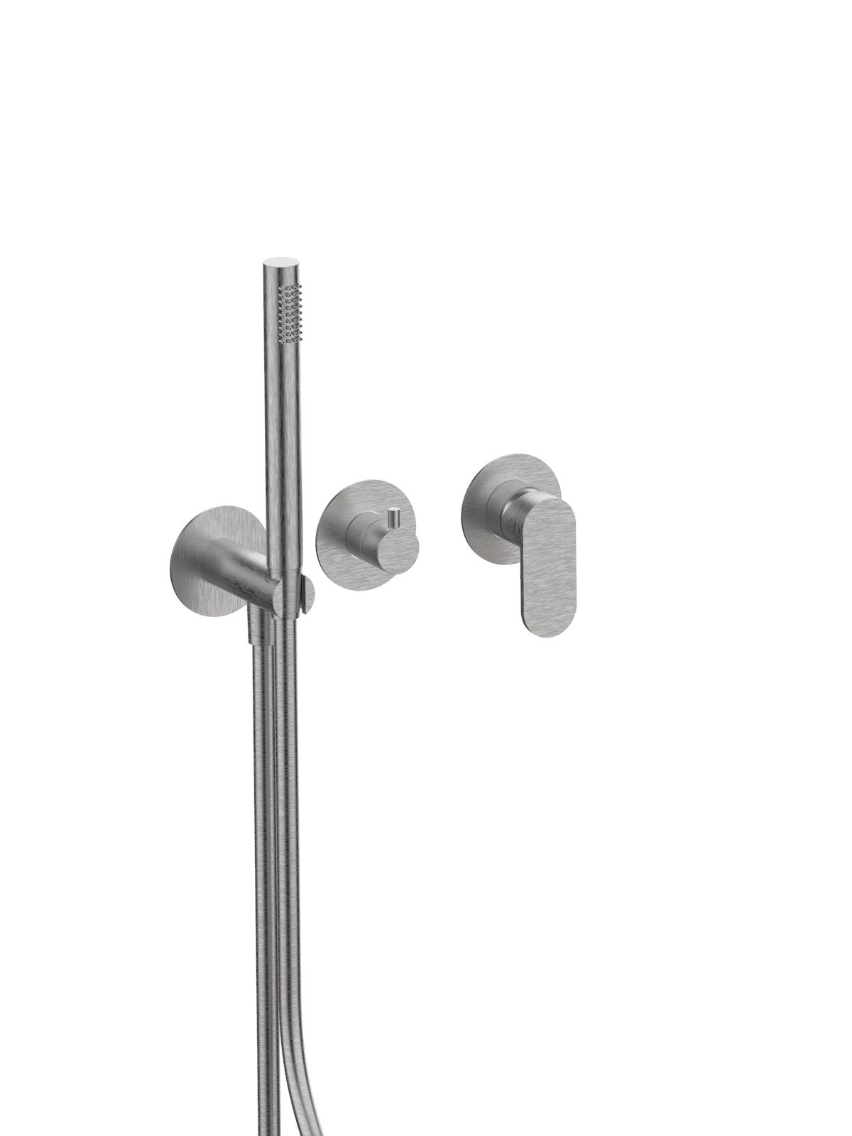 Solo parte exterior monomando empotrado baño con inversor 3 vias