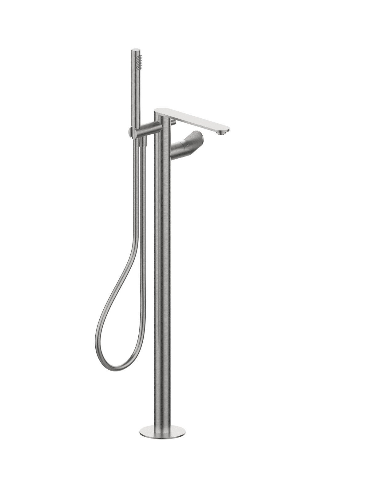 Sòlo parte exterior monomando baño de suelo con teleducha