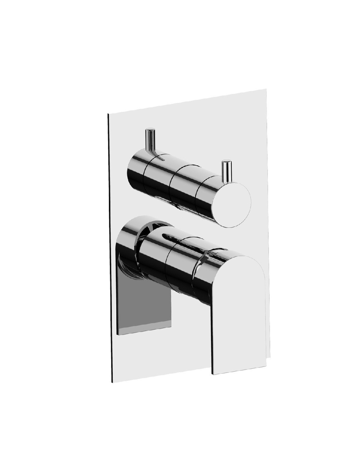 Parte exterior monomando 2 vias 