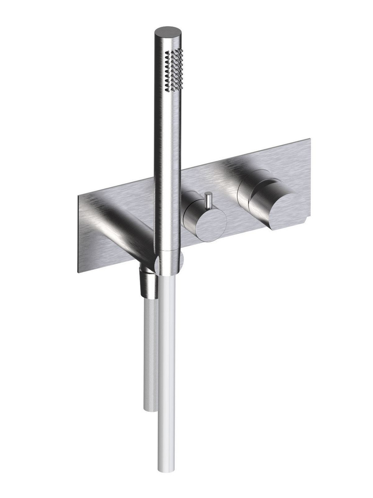 Solo parte exterior monomando 2 vias empotrado con inversor con