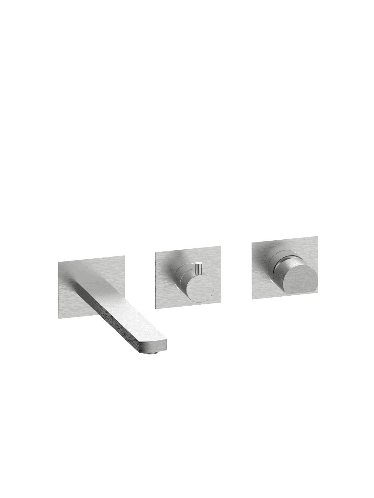 Solo parte exterior monomando empotrado baño con inversor 3 vias