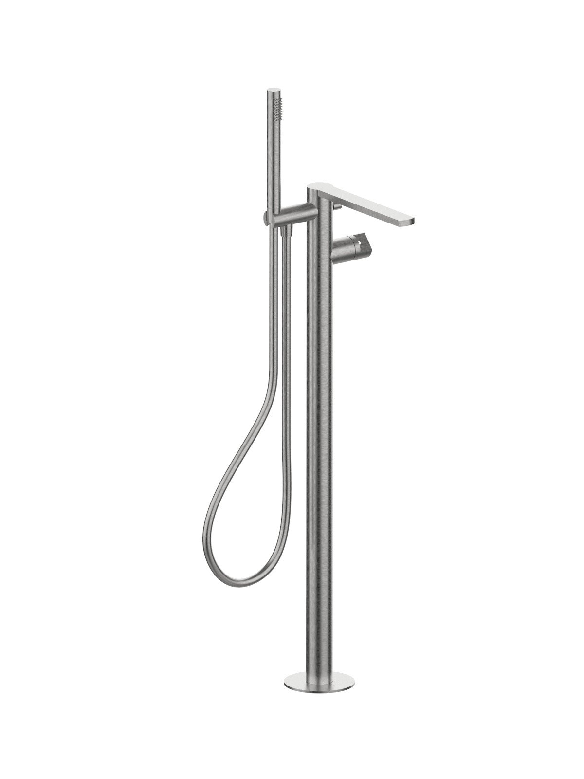 Sòlo parte exterior monomando baño de suelo con teleducha